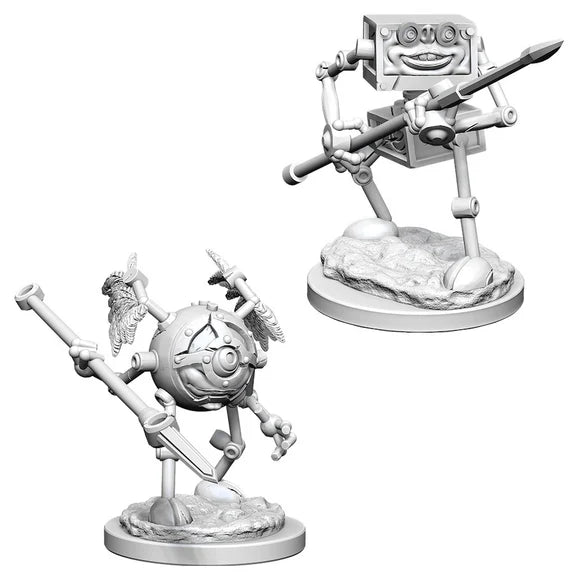 WizKids Dungeons & Dragons Nolzur's Marvelous Miniatures Unpainted Minis Wave 6 Monodrone & Duodrone