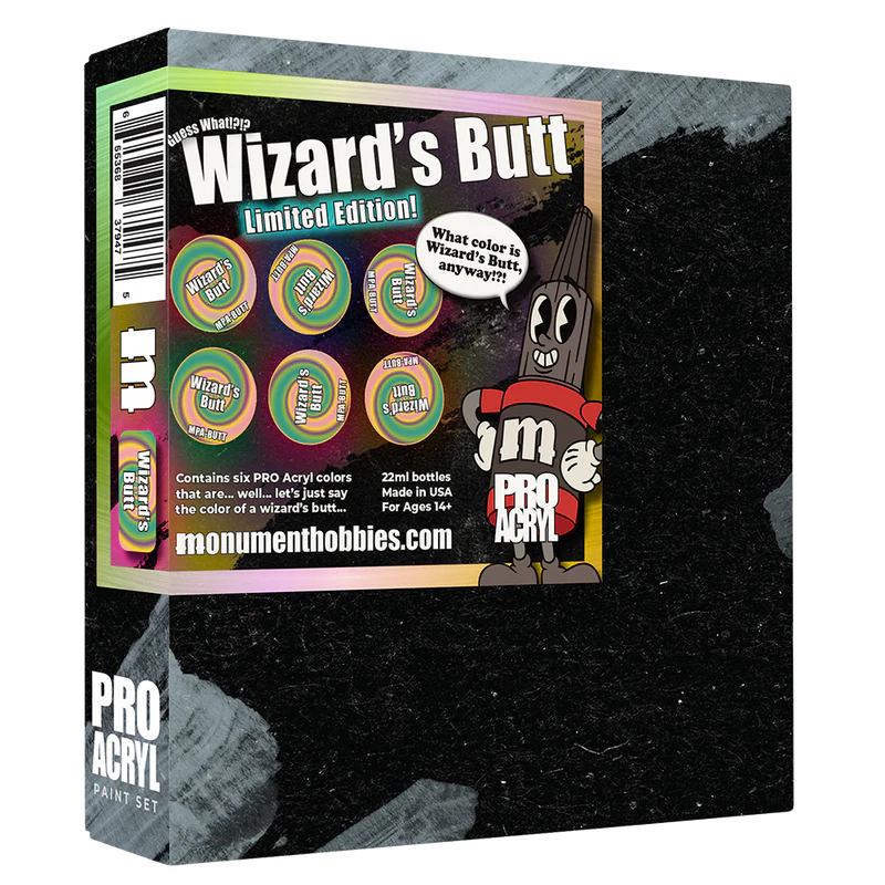 Pro Acryl Wizard's Butt Set!
