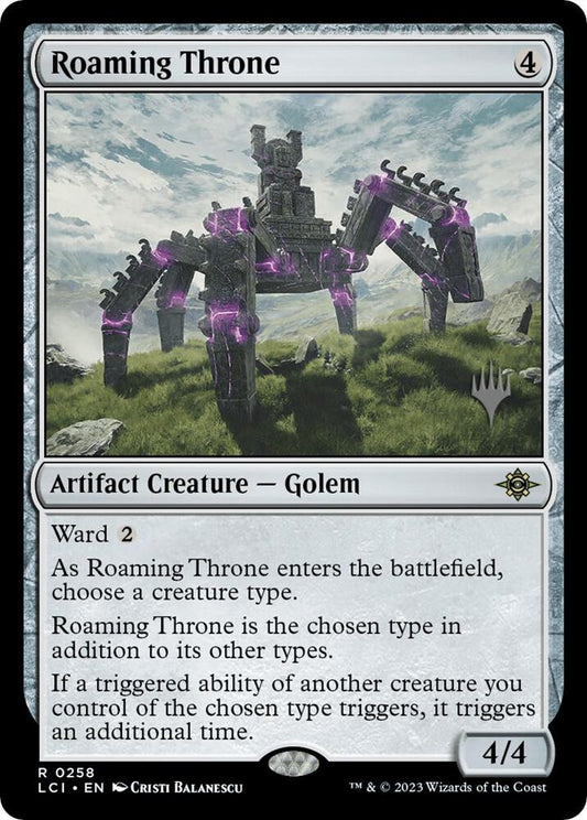 Roaming Throne - Promo Pack: The Lost Caverns of Ixalan #258 (Lightly Played)