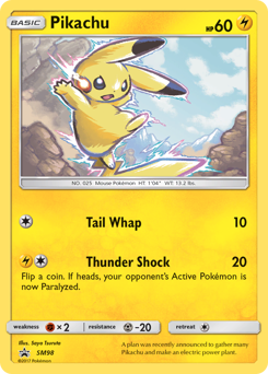 Pikachu Holofoil - SM Black Star Promos #SM98 (Near Mint)