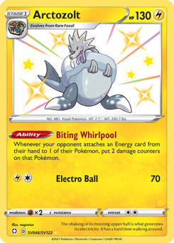 Arctozolt Holofoil - Shining Fates Shiny Vault #SV046 (Near Mint)