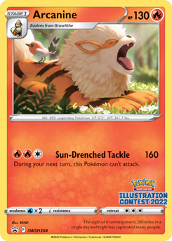 Arcanine Normal - SWSH Black Star Promos #SWSH304 (Near Mint)