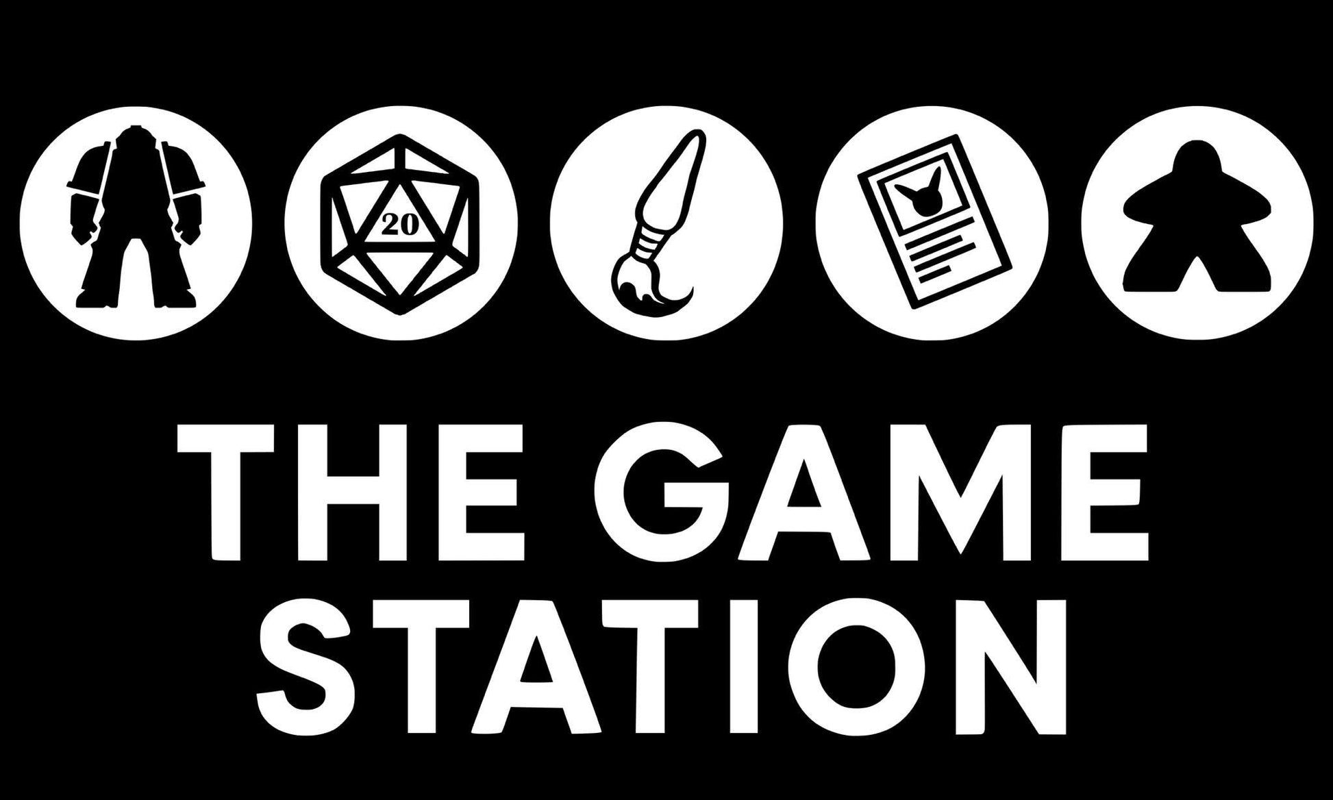 The Game Station Logo TCG Playmat 24x14