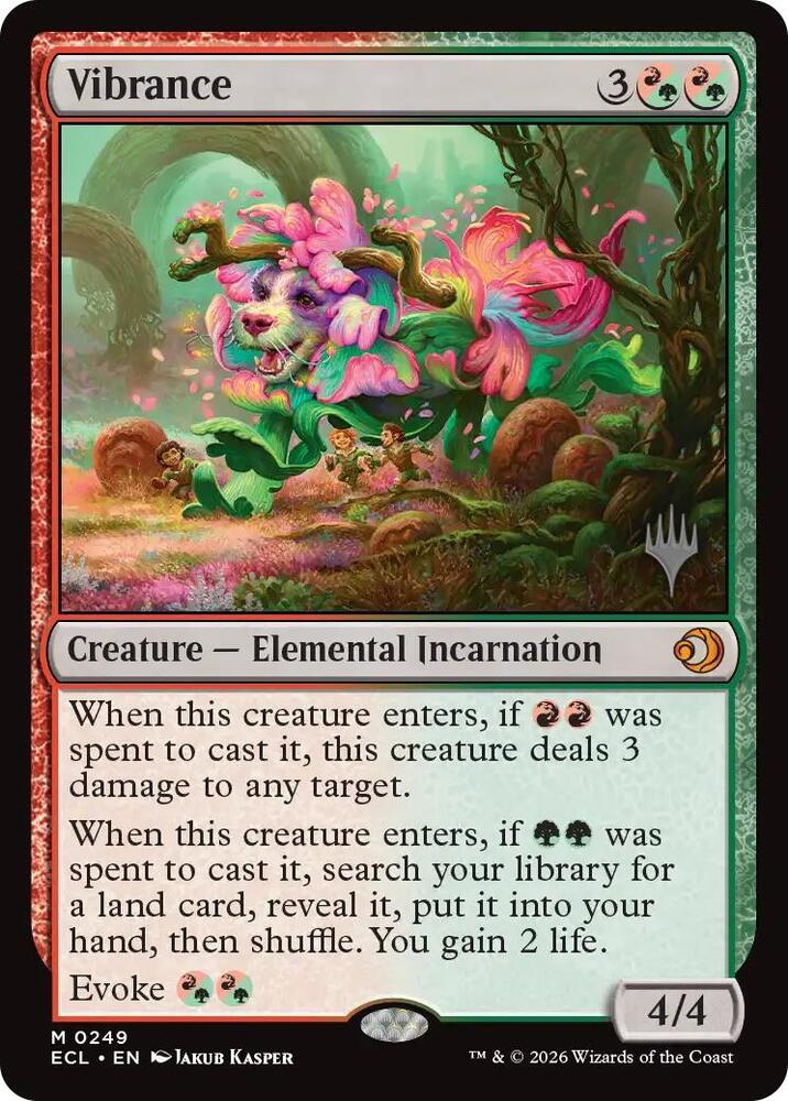 Vibrance - Promo Pack: Lorwyn Eclipsed #249 (Lightly Played Foil)