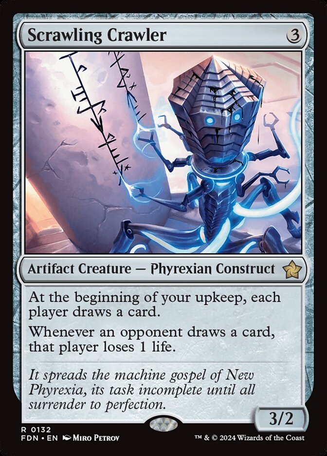 Scrawling Crawler - Foundations #132 (Lightly Played)