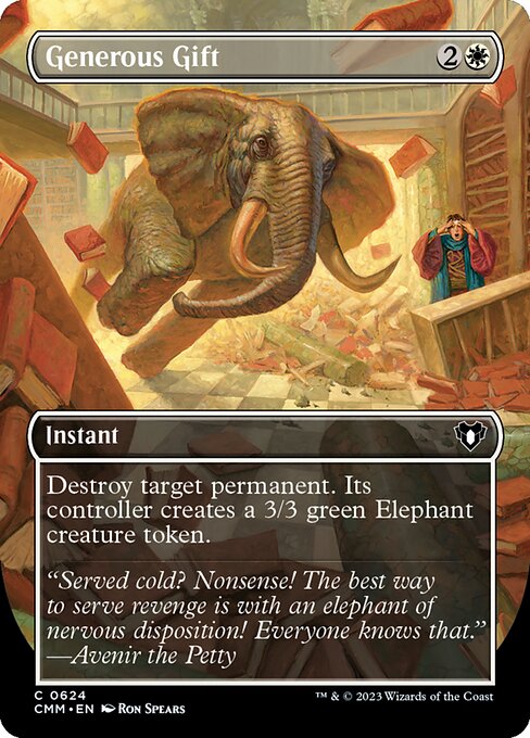 Generous Gift - Commander Masters #624 (Near Mint Foil)