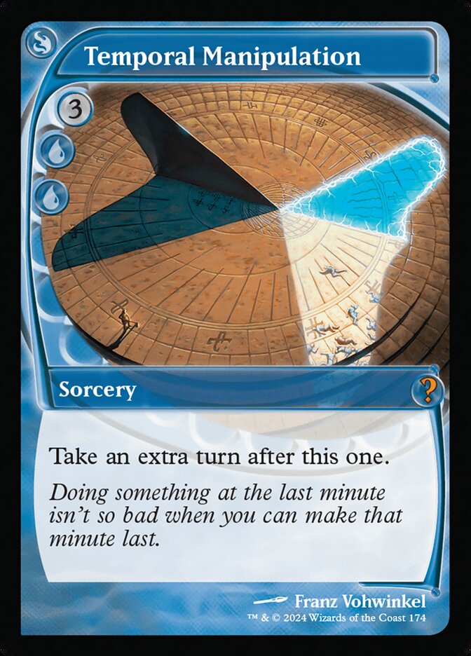 Temporal Manipulation - Mystery Booster 2 #174 (Lightly Played)