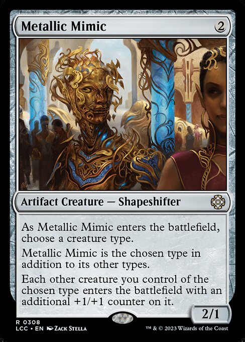 Metallic Mimic - The Lost Caverns of Ixalan Commander #308 (Near Mint)