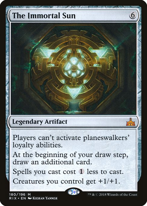 The Immortal Sun - Rivals of Ixalan #180 (Lightly Played)