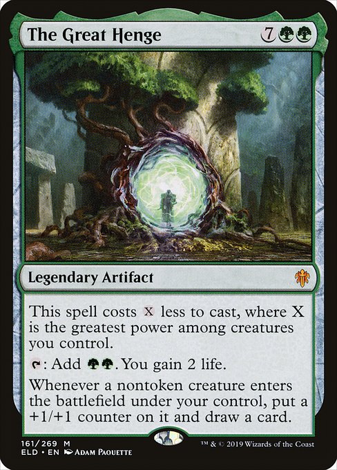 The Great Henge - Throne of Eldraine #161 (Lightly Played)