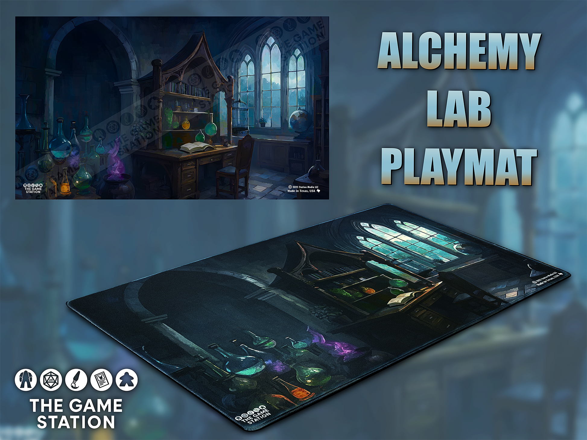 Alchemy Lab TCG Playmat 24x14