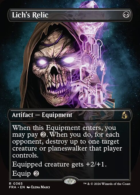 Lich's Relic - Reality Fracture #365 (Near Mint)