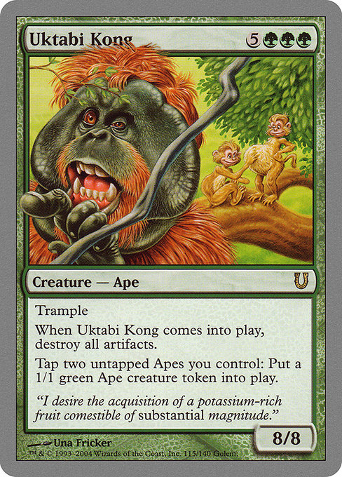 Uktabi Kong - Unhinged #115 (Lightly Played)