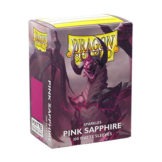 Dragon Shield 100Ct Box Matte Sparkles Pink Sapphire