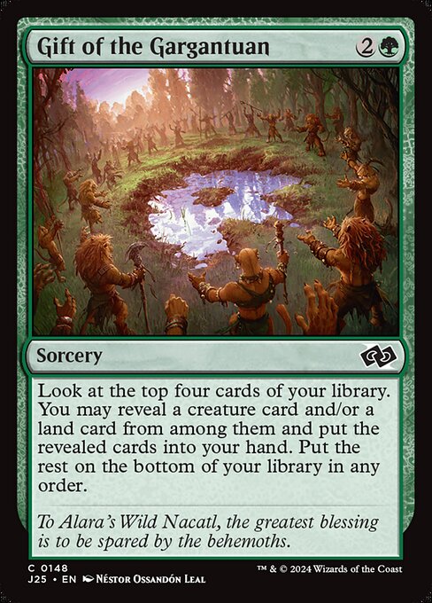 Gift of the Gargantuan - Foundations Jumpstart #148 (Near Mint)