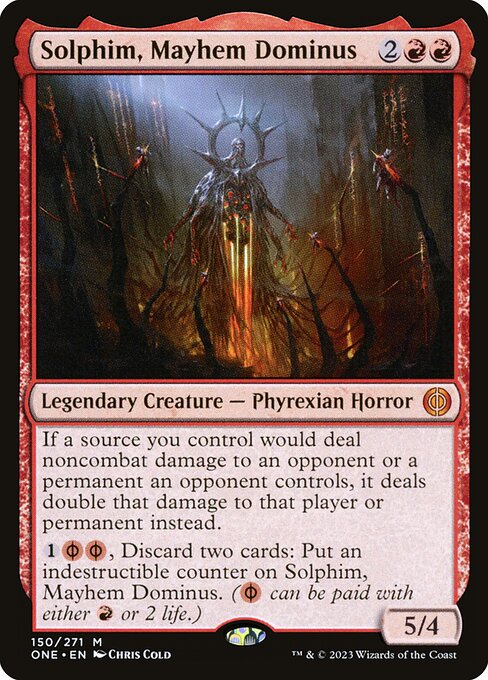 Solphim, Mayhem Dominus - Phyrexia: All Will Be One #150 (Lightly Played)