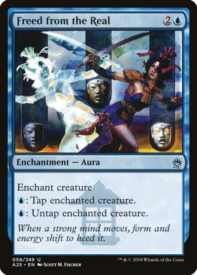 Freed from the Real - Masters 25 #58 (Lightly Played)