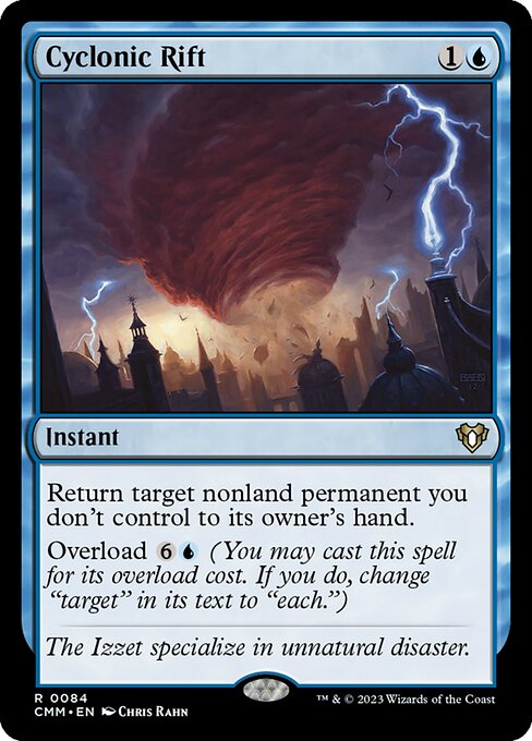 Cyclonic Rift - Commander Masters #84 (Near Mint)