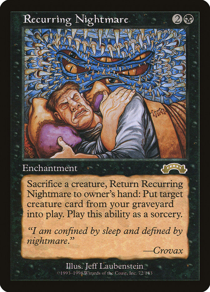 Recurring Nightmare - Exodus #72 (Lightly Played)