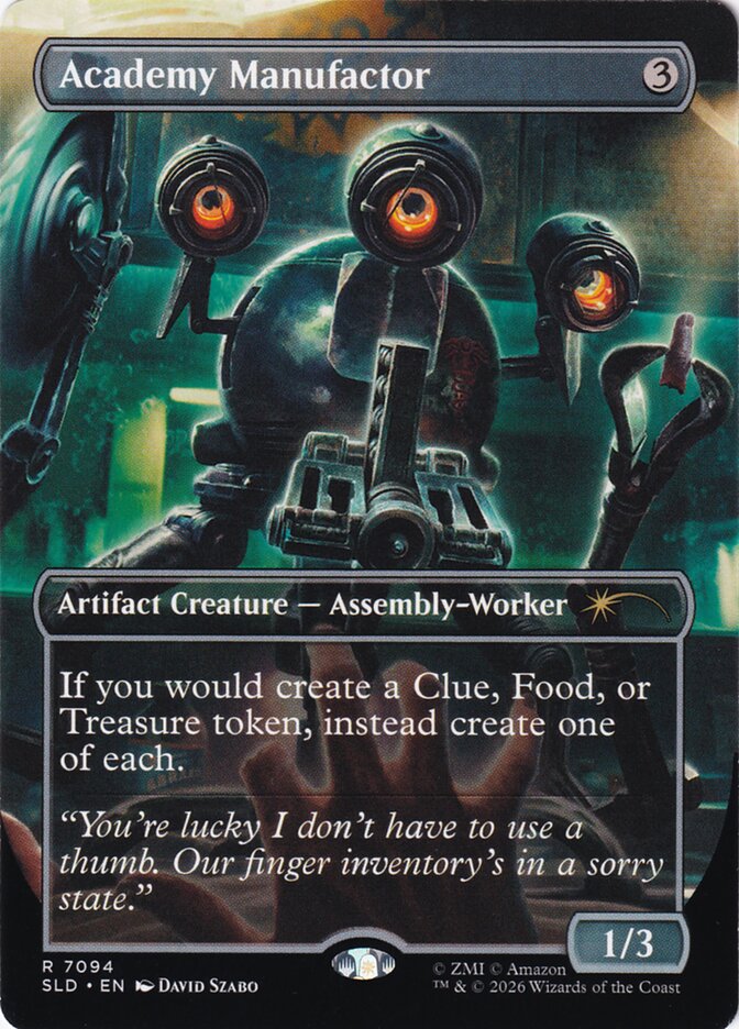 Academy Manufactor - Secret Lair Drop #7094 (Lightly Played)