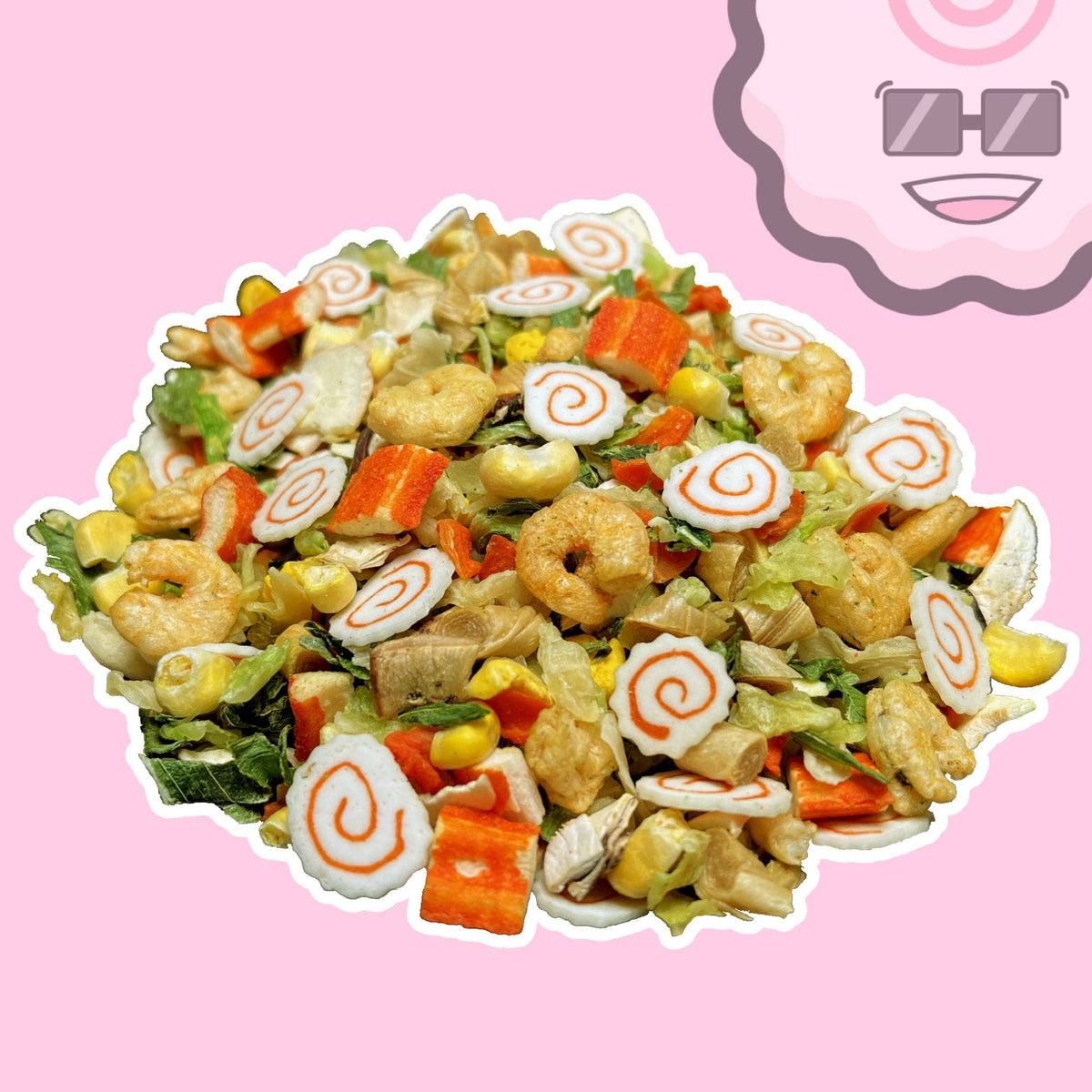 Classic Seafood and Vegetables Dried Toppings Mix - 14 oz ba