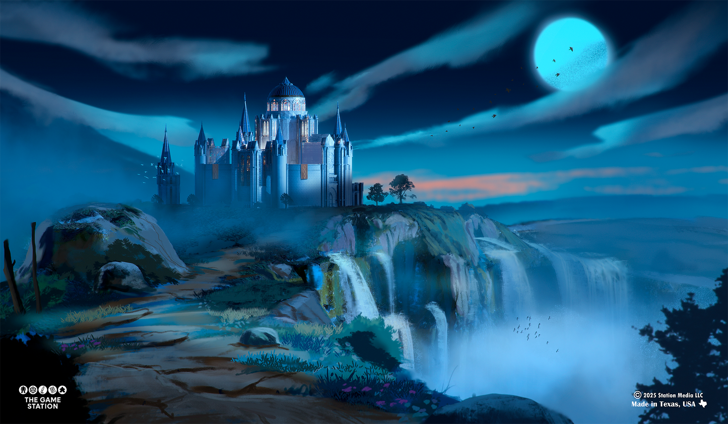 Blue Moon Castle TCG Playmat 24x14