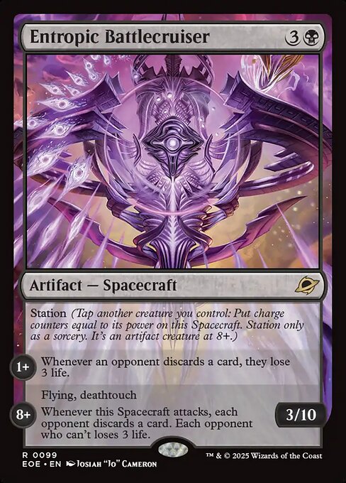 Entropic Battlecruiser - Edge of Eternities #99 (Near Mint Foil)