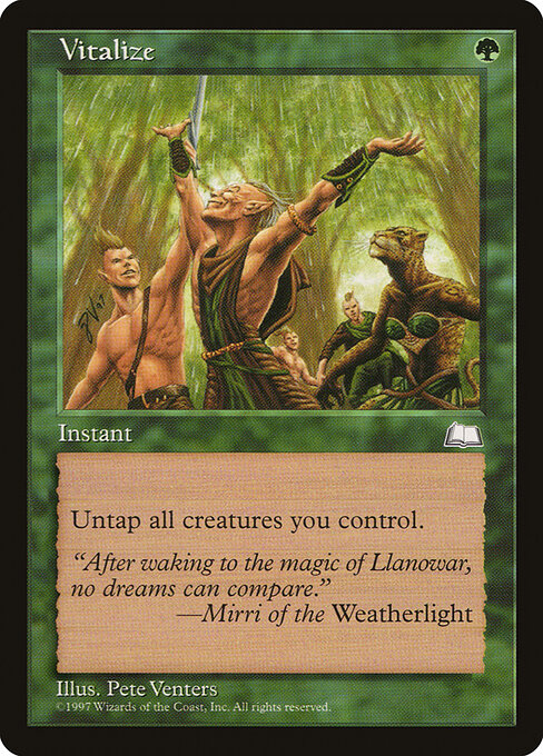 Vitalize - Weatherlight #145 (Near Mint)