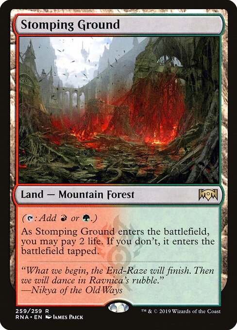Stomping Ground - Ravnica Allegiance #259 (Near Mint)