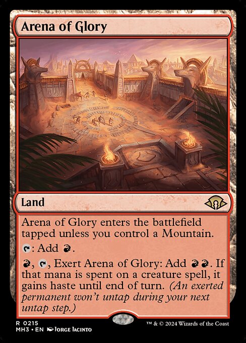 Arena of Glory - Modern Horizons 3 #215 (Lightly Played Foil)