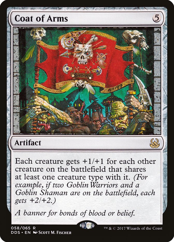 Coat of Arms - Duel Decks: Mind vs. Might #58 (Lightly Played)