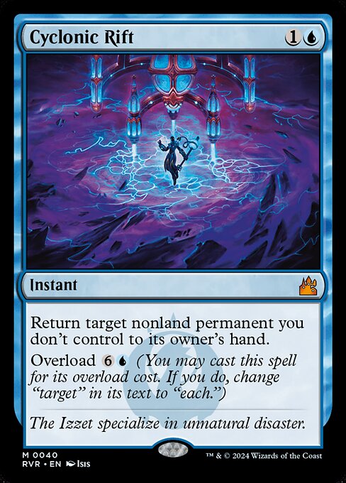 Cyclonic Rift - Ravnica Remastered #40 (Lightly Played Foil)