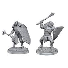 WizKids Dungeons & Dragons Nolzur's Marvelous Miniatures Unpainted Minis Wave 18 Dragonborn Clerics