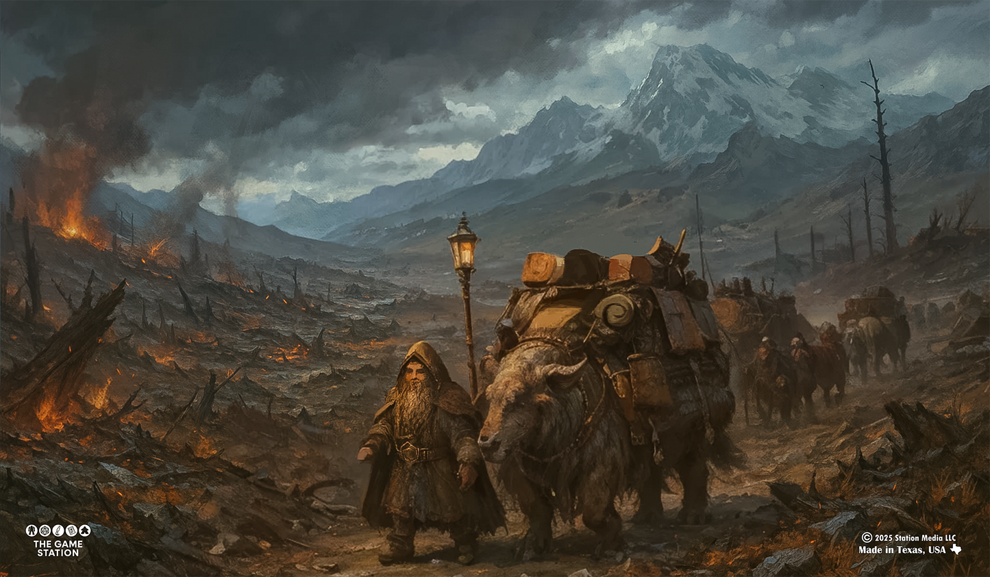 Dwarf Caravan TCG Playmat 24x14