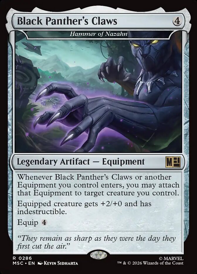 Hammer of Nazahn - Marvel Super Heroes Commander #286 (Lightly Played)