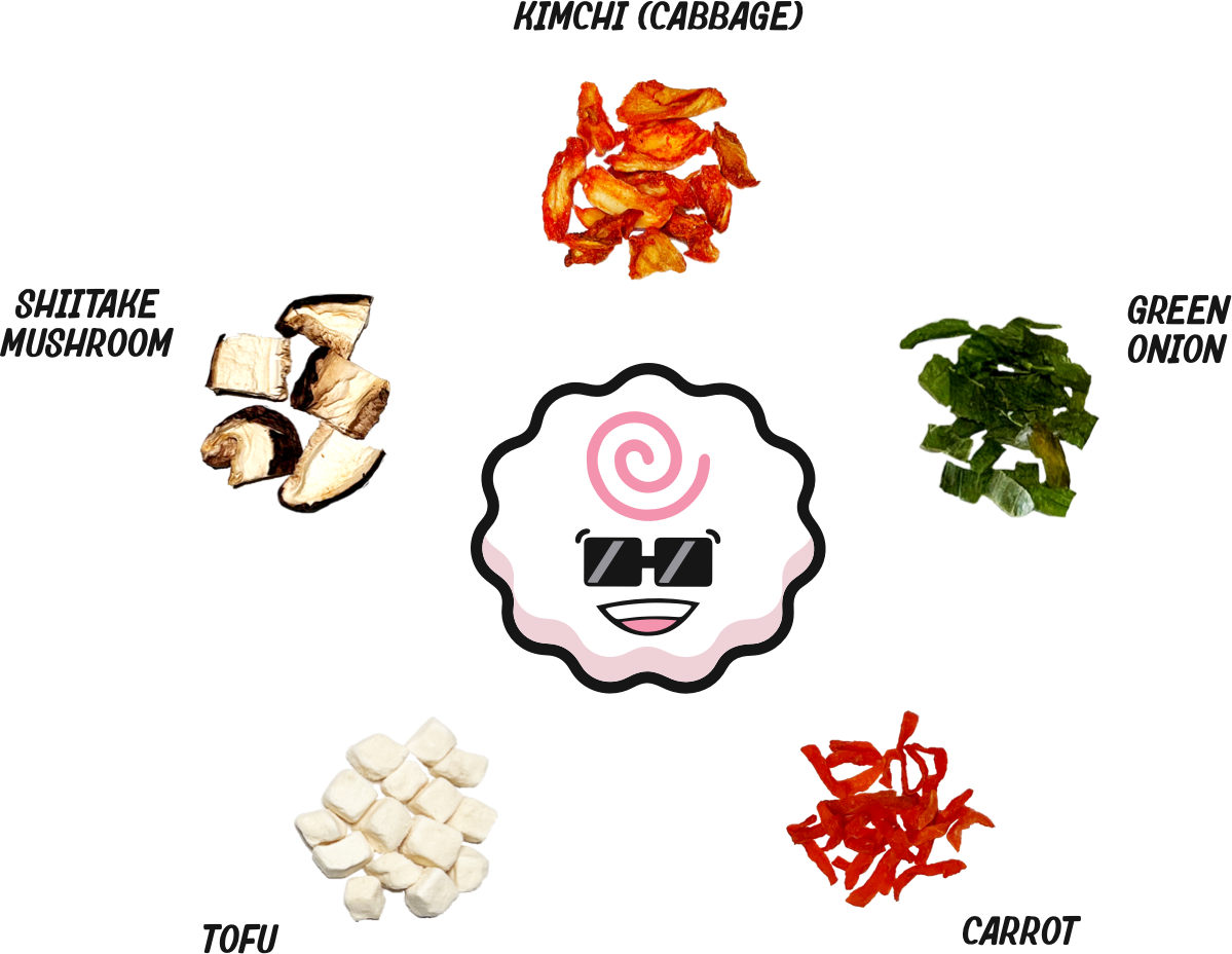 Kimchi Mix Dried Toppings Mix - 12 oz bag