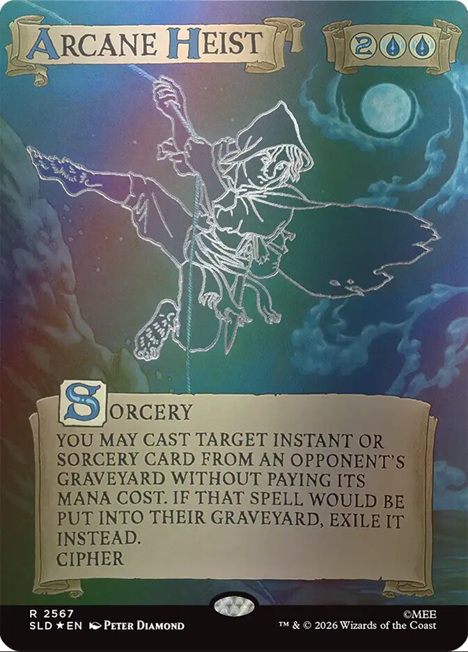 Arcane Heist - Secret Lair Drop #2567 (Lightly Played Foil)