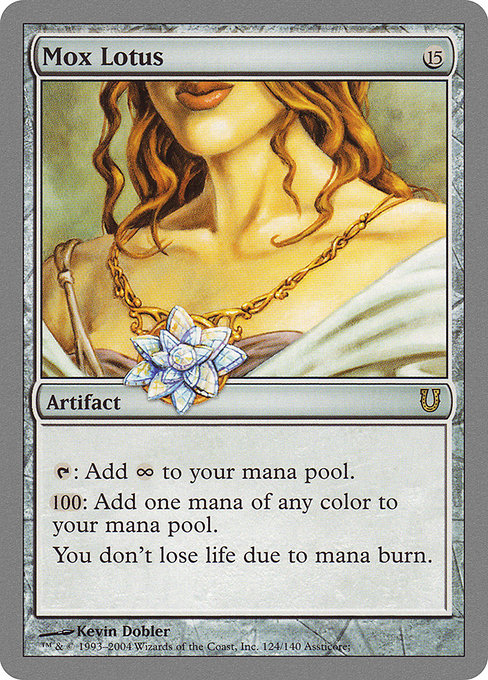 Mox Lotus - Unhinged #124 (Lightly Played)