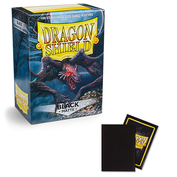 Dragon Shield Standard Matte Black Card Sleeves (100ct)