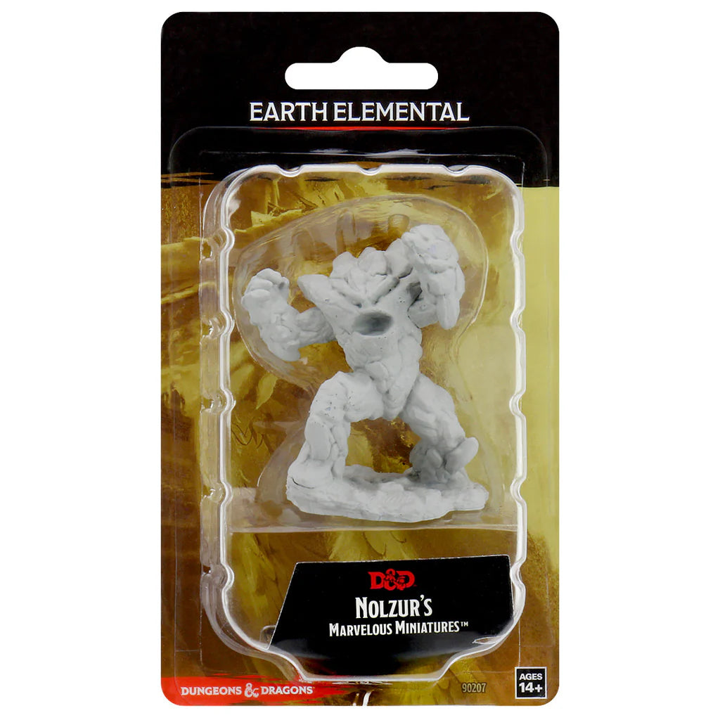 WizKids Dungeons & Dragons Nolzur's Marvelous Miniatures Unpainted Minis Wave 12.5 Earth Elemental
