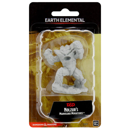 WizKids Dungeons & Dragons Nolzur's Marvelous Miniatures Unpainted Minis Wave 12.5 Earth Elemental
