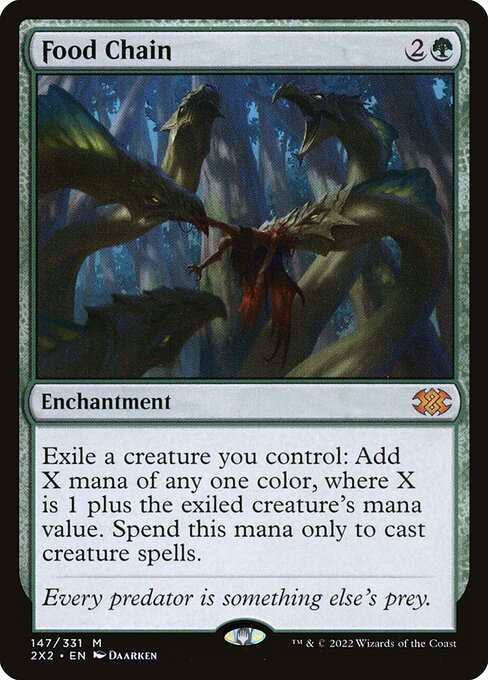 Food Chain - Double Masters 2022 #147 (Near Mint Foil)