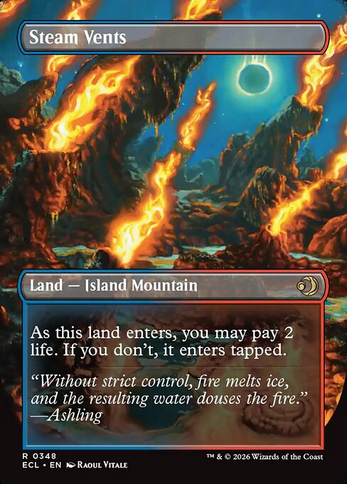 Steam Vents // Steam Vents - Lorwyn Eclipsed #348 (Near Mint)