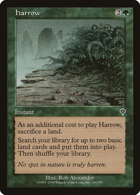 Harrow - Invasion #189 (Lightly Played Foil)
