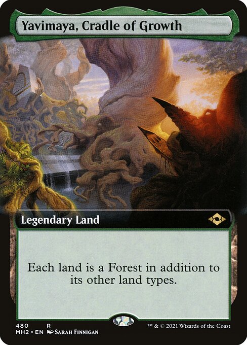 Yavimaya, Cradle of Growth - Modern Horizons 2 #480 (Near Mint)
