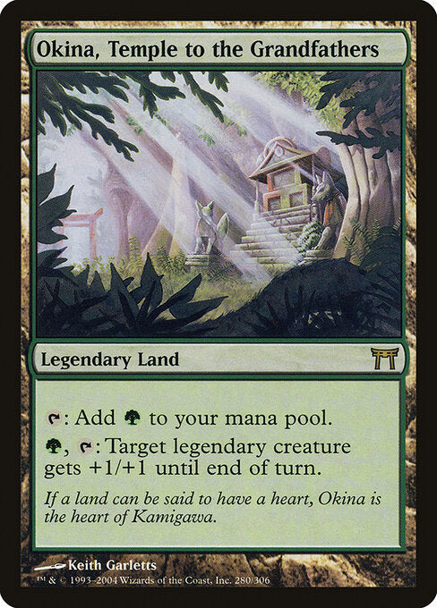 Okina, Temple to the Grandfathers - Champions of Kamigawa #280 (Near Mint)