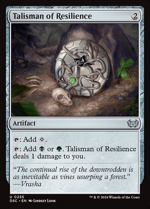 Talisman of Resilience - Duskmourn: House of Horror Commander #255 (Near Mint)