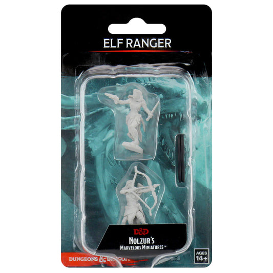 WizKids Dungeons & Dragons Nolzur's Marvelous Miniatures Unpainted Minis Wave 1 Elf Female Ranger