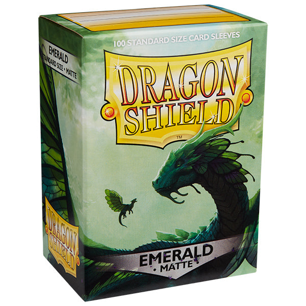 Dragon Shield Standard Matte Emerald Card Sleeves (100ct)