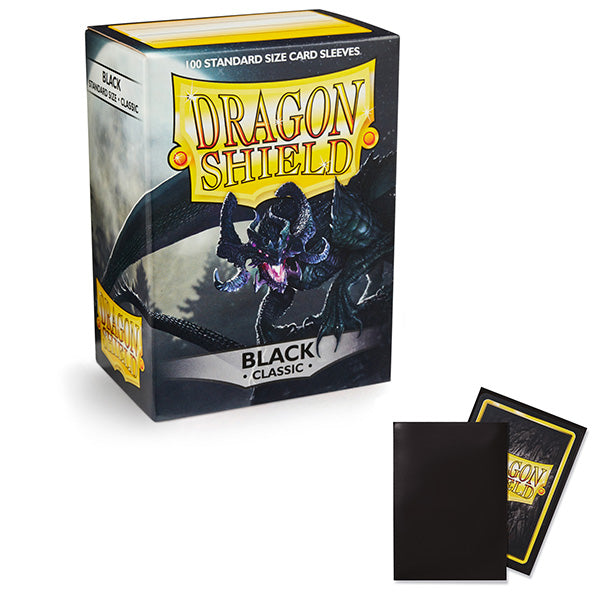 Dragon Shield Standard Classic Black Card Sleeves (100ct)